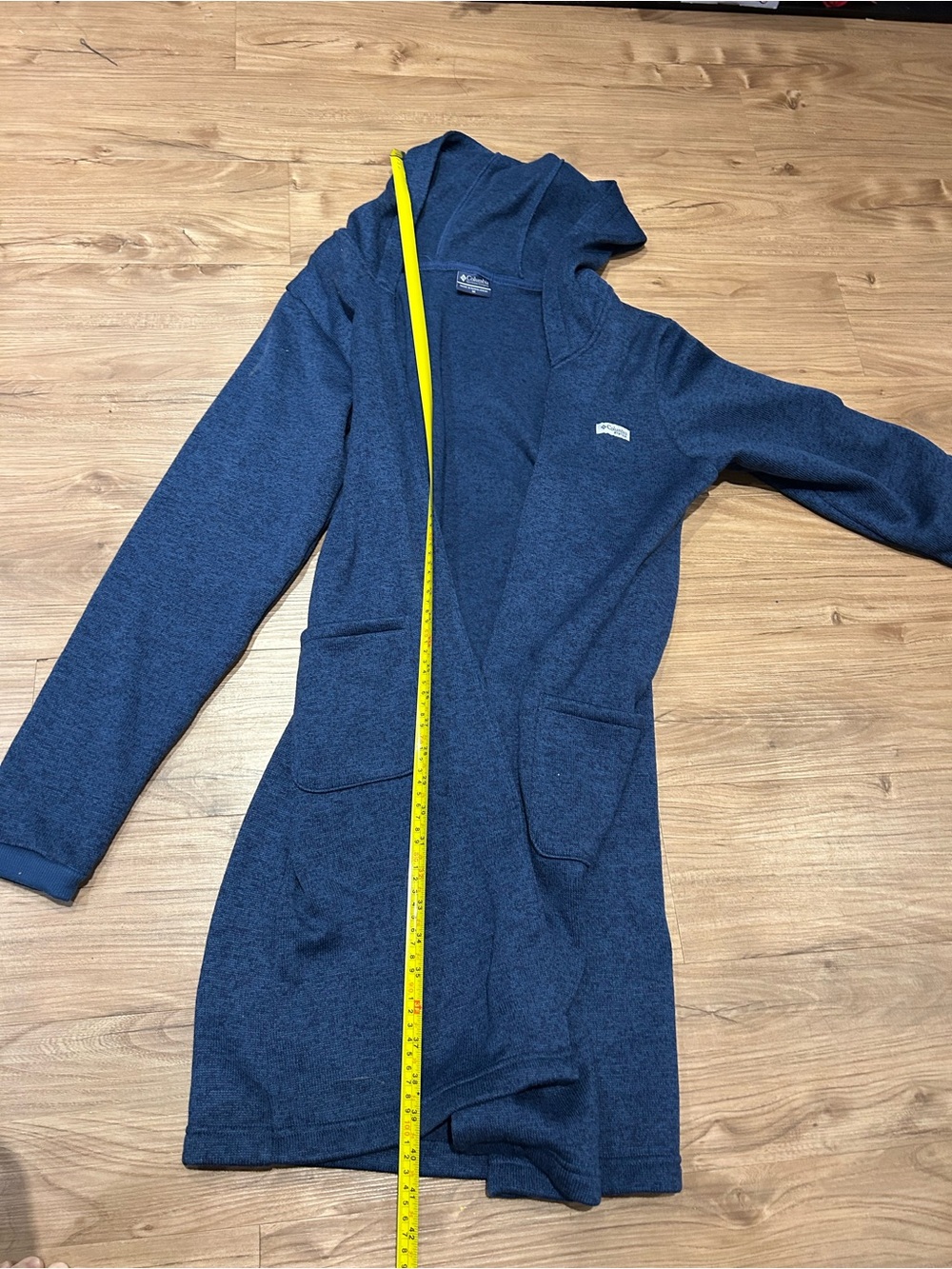 Columbia Women's Navy Hooded Long Cardigan
